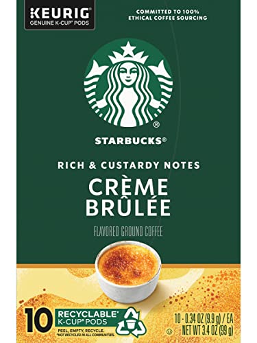 Crème Brulée Flavored Blonde Roast Single Cup Coffee for Keurig Brewers (20 Count)