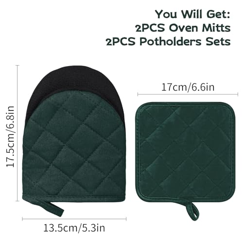 Oven Mitts and Pot Holders Set (4.2 Count)