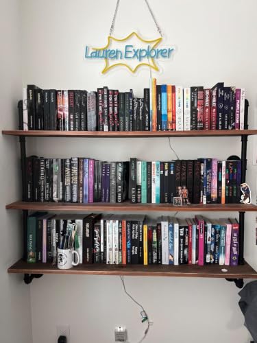 Industrial Pipe Floating Shelves