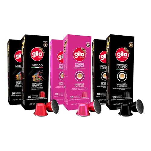 gila cafe Espresso Coffee Capsules (60 Count)