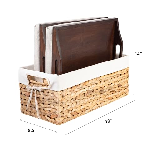Wood Lap Tray