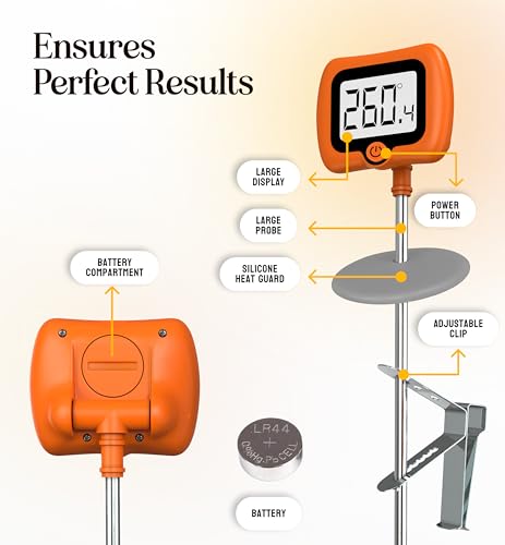 Digital Candy Thermometer with Pot Clip