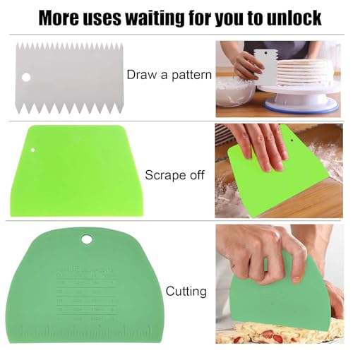 Dough Scraper Plastic Bench Scraper
