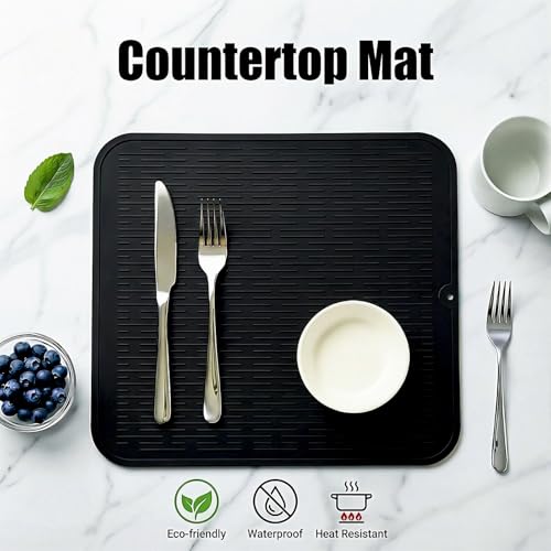 Silicone Dish Drying Mat for Multiple Usage