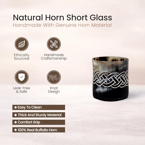 Viking Horn Shot Glasses Set of 12 (12 Count)