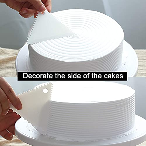 Cake Scraper Smoother Cake Icing Tool Set (10 Count)