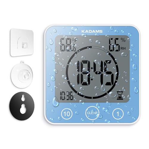 Shower Clock Waterproof Bathroom Timer