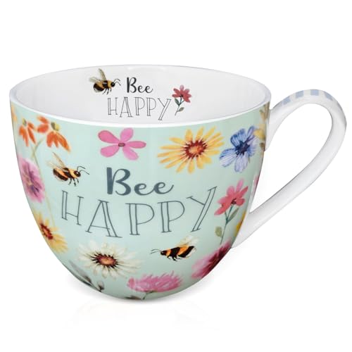 20 oz Bees & Flowers Coffee Hug Mug