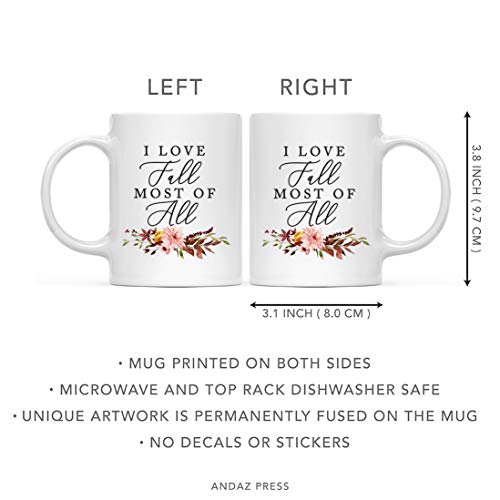 Fall Burgundy Marsala 11oz. Ceramic Coffee Tea Mug