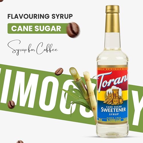 Jimoco® Syrup Pump Dispenser + Torani® Cane Sugar Syrup (25.4 Fl Oz)