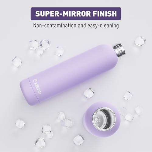 Slim Insulated Water Bottles for Travel 25oz with Clip