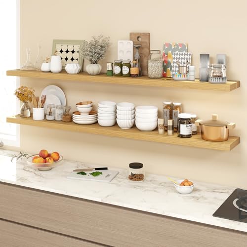 72 Inch Floating Shelves