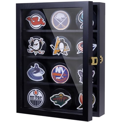 12pcs Hockey Puck Display Case