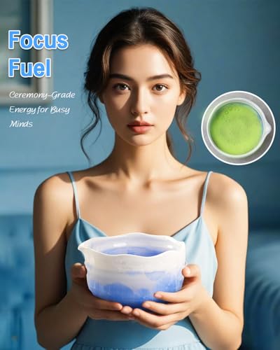 Natural Crystal Flower Matcha Set