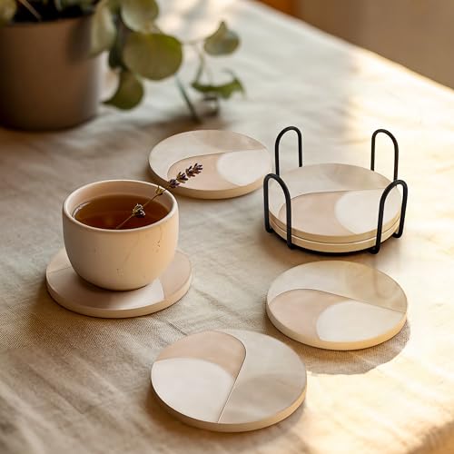 Ceramic Coasters Set of 6 (6 Count)