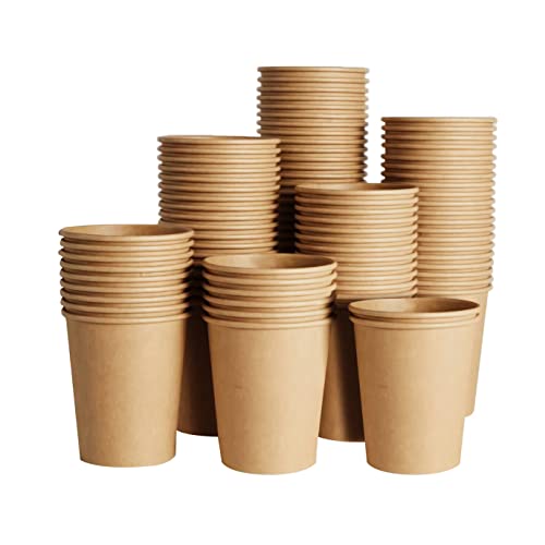 400 Pack 8 oz Kraft Paper Cups (400 Count)