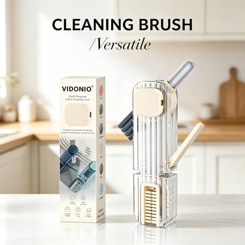 4 in 1 Cup Lid Gap Cleaning Brush
