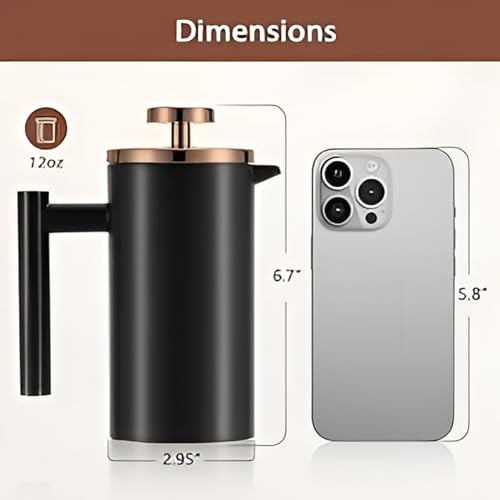 12oz French Press for One Person