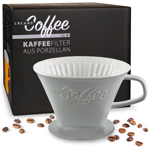 Porcelain Coffee Dripper Stone Grey
