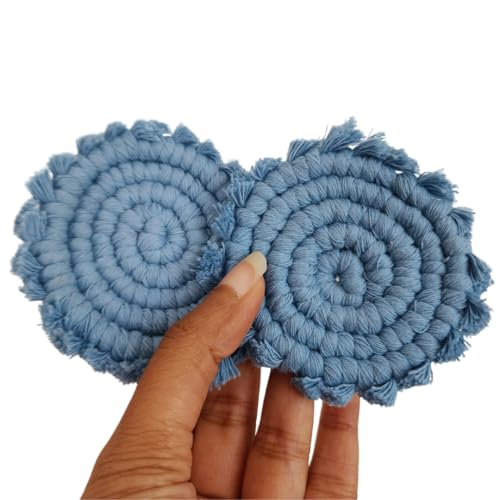 Cotton Car Coasters for Cup Holders (2 Count)