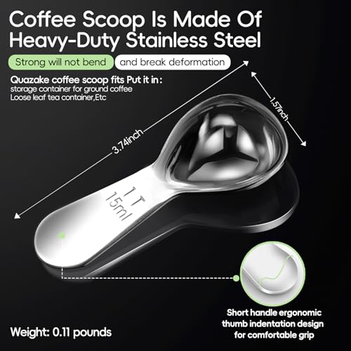 Coffee Scoop 1 Tablespoon Measuring Spoons for Ground Coffee15ML18 (2 Count)