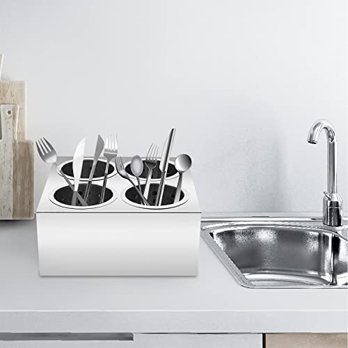 Stainless Steel Flatware Utensil Holder