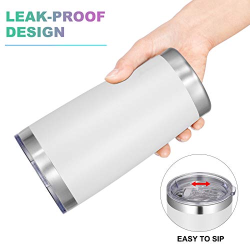 20oz Tumbler with Lid and Straw Stainless Steel Tumbler Cup Bulk Vacuum Insulated Double Wall Travel Coffee Mug Powder Coated Coffee Cup (12 Count)