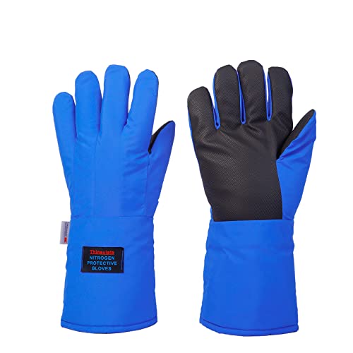 Cryogenic Gloves Low Temperature LN2 Liquid Nitrogen Protective Gloves Cold Storage Safety Frozen Gloves