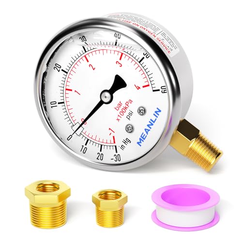 30inHG~60Psi Stainless Steel 1