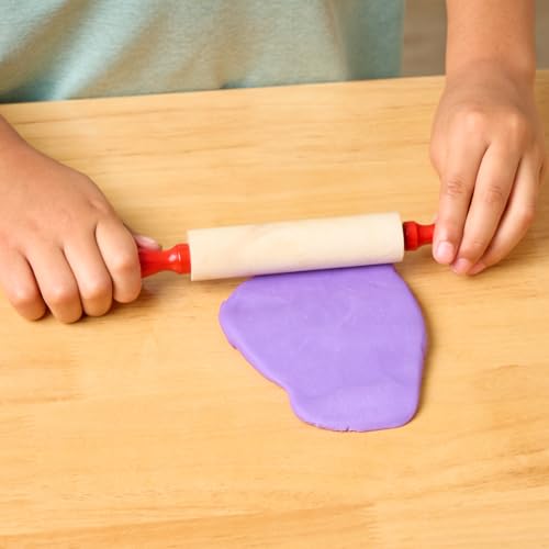 Natural Wood Rolling Pins for Kids (6 Count)