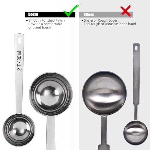 Metal 4.3in Long Handle Coffee Scoop for Ground Coffee