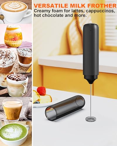 Electric Milk Frother Handheld Foam Maker