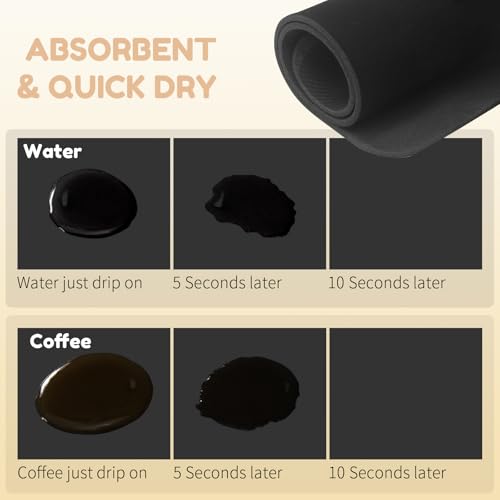 Coffee Mat Hide Stain Rubber