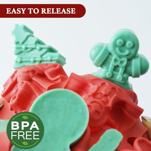 Christmas Silicone Chocolate Molds (2 Count)