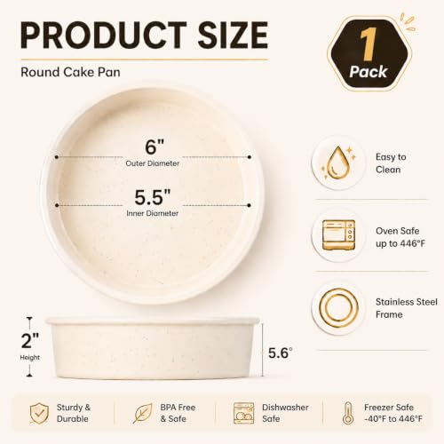6 Inch Round Cake Pan