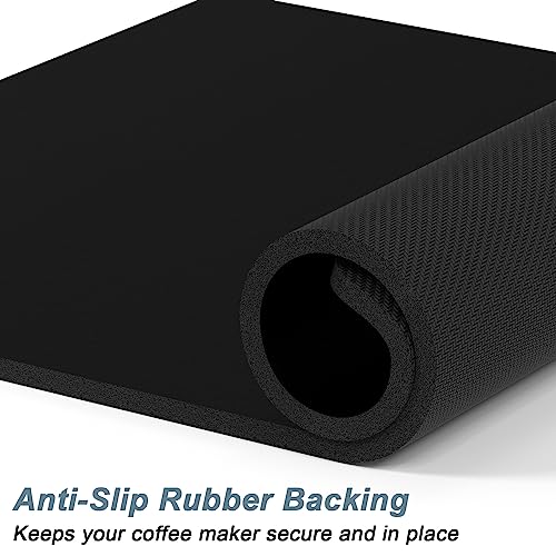 Coffee Mat 16" x 24" Coffee Bar Mats for Espresso Machine Station Accessories and Organizer