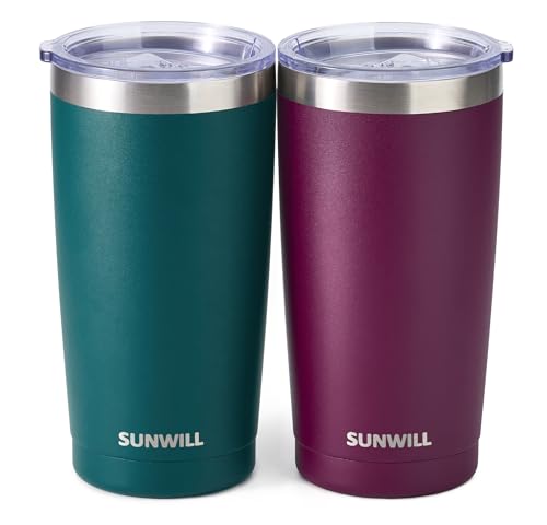 Travel Coffee Mug with Lid (2 Count)
