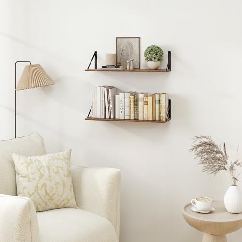 Deep Floating Shelves for Wall (2 Count)