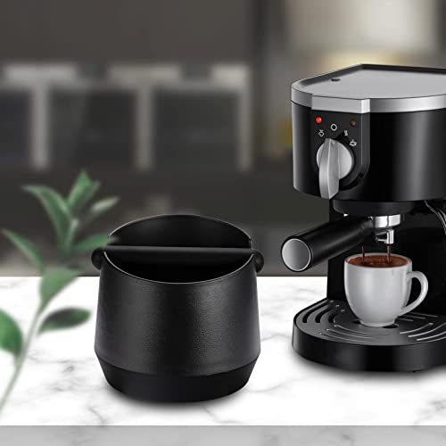 5.8 Inch Espresso Coffee Knock Box with Removable Knock Bar