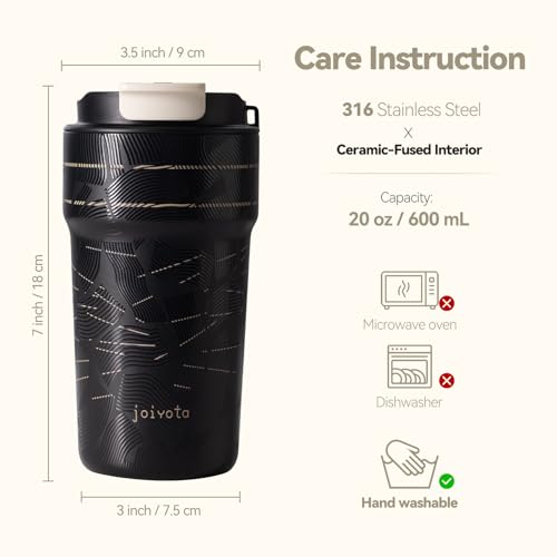 20oz Artic Ceramic Lined Coffee Tumbler