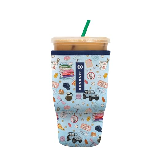 JavaSok Iced Coffee & Cold Soda Insulated Neoprene Cup Sleeve