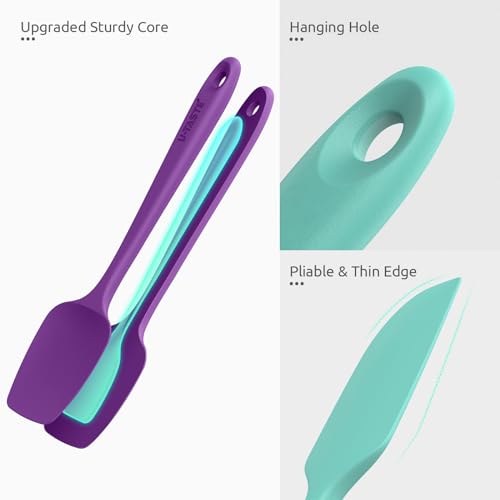 Silicone Spatula Set 600°F High Heat Resistant