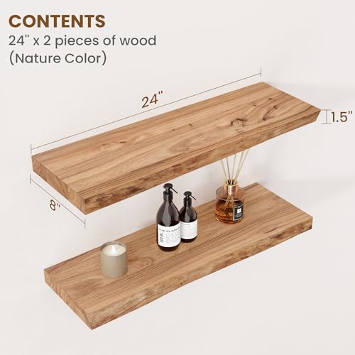 Floating Shelves for Wall Decor (2 Count)