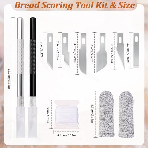 20Pcs Bread Lame Scribing Tool Kit (2 Count)