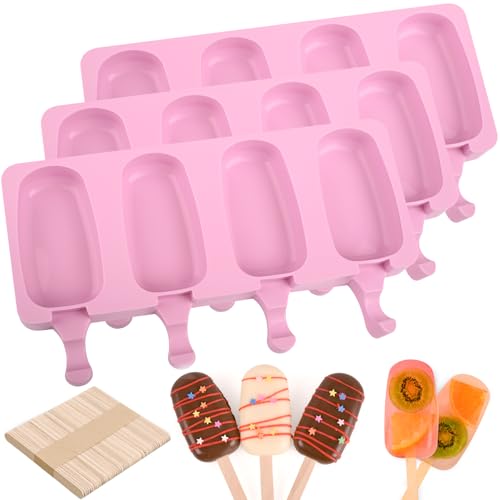 Large Silicone Popsicle Molds (3 Count)