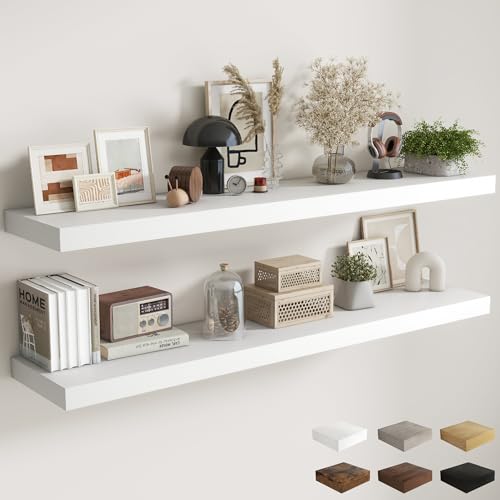 12 Inch Deep Floating Shelves (2 Count)