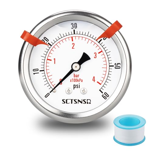 0 to 60 Psi Pressure Gauge