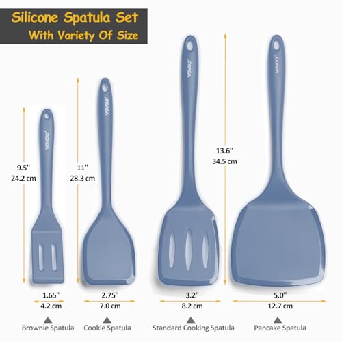 Silicone Spatula Set (4 Count)