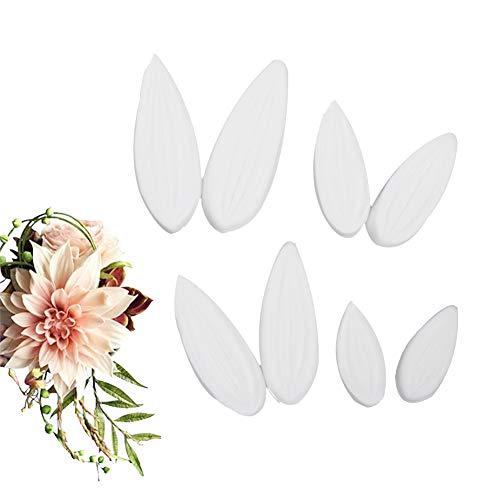Dahlia Sugar Flower Veining Molds Fondant Cutters Gumpaste Cake Craft Tools
