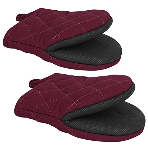 1 Pair Short Oven Mitts